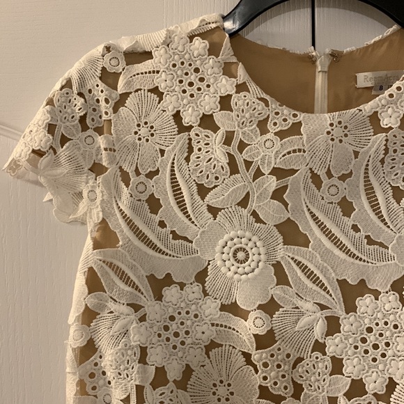 NWT Gorgeous Haute Couture Reem Acra lace dress - Picture 2 of 12